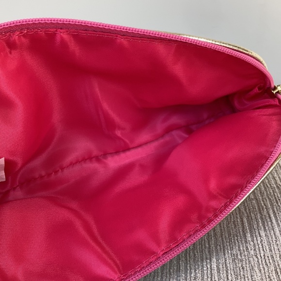 Lilly Pulitzer colorful fabric/leather makeup pouch - Picture 5 of 8